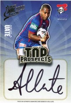 2009 Select Classic - Top Prospects #TP8 Aku Uate Front